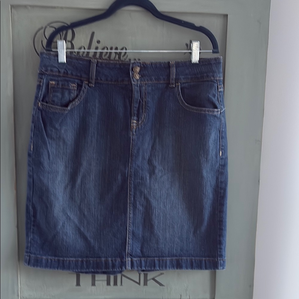 Denim Blue Skirt
